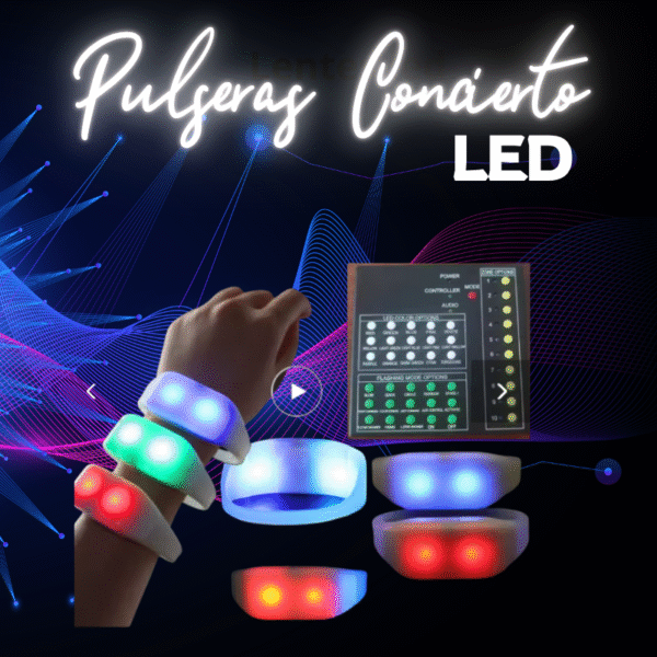 Pulseras led concierto
