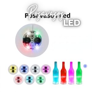 Posavasos led
