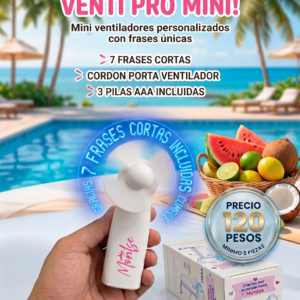 Mini ventilador led