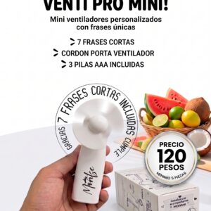 Mini ventilador led
